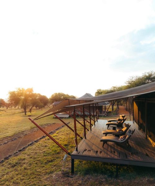 Sunset at Awali Serengeti Camp